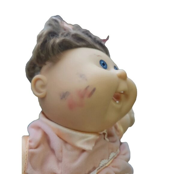 Cabbage Patch Kid Doll 2004 Blue Eyes Teething Fully Dressed - Picture 2 of 5